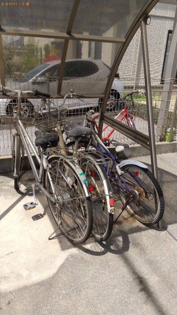 【福山市神辺町】自転車の回収・処分ご依頼　お客様の声