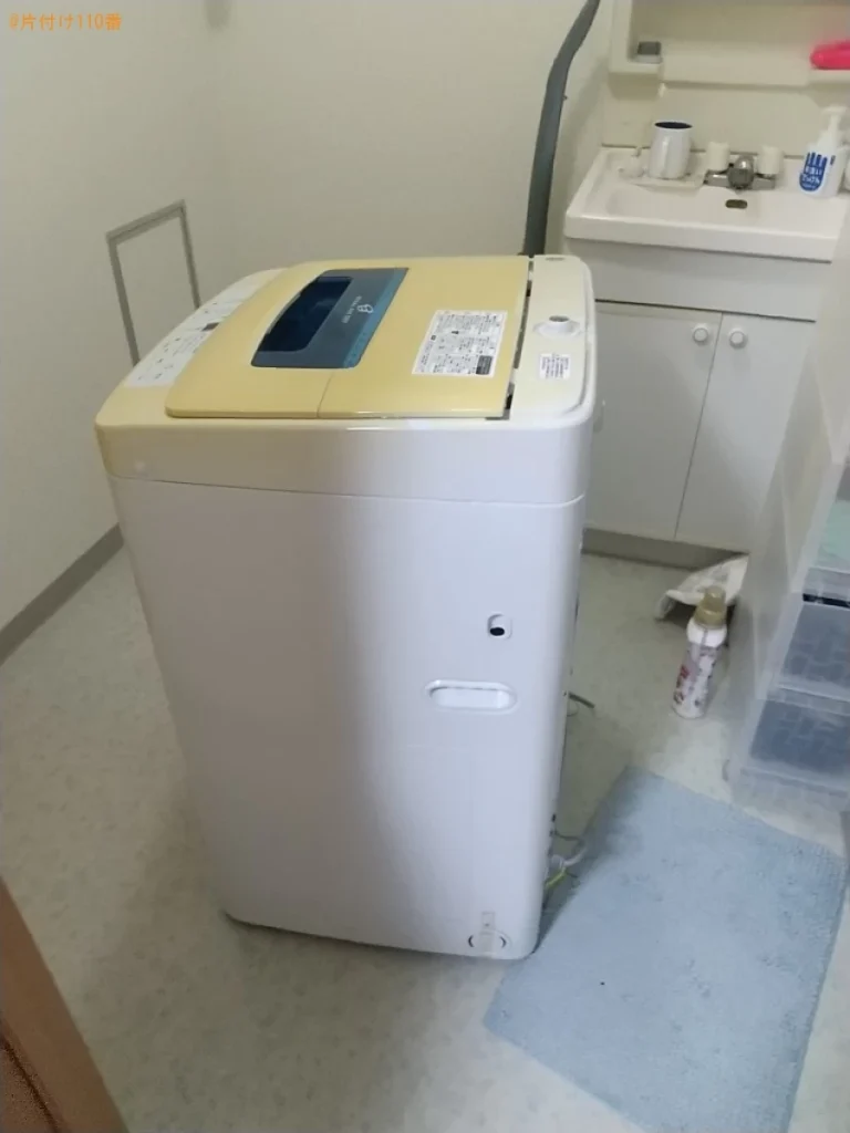 【福山市旭町】洗濯機、電子レンジの回収・処分ご依頼　お客様の声