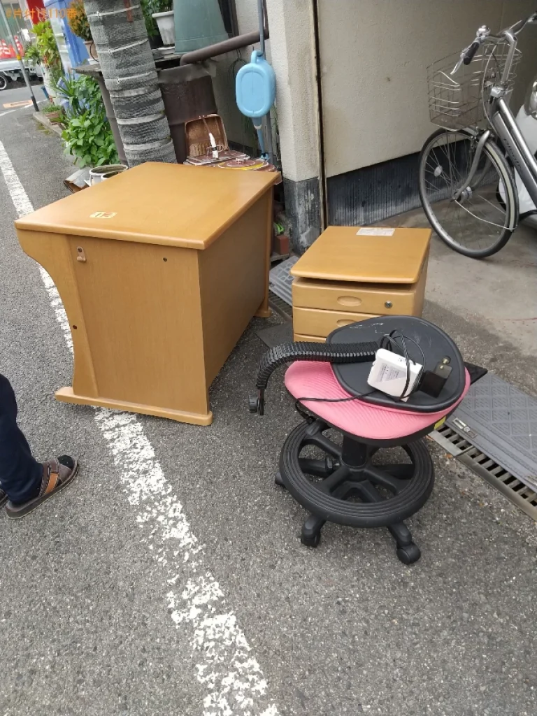【福山市】学習机、椅子の回収・処分ご依頼　お客様の声