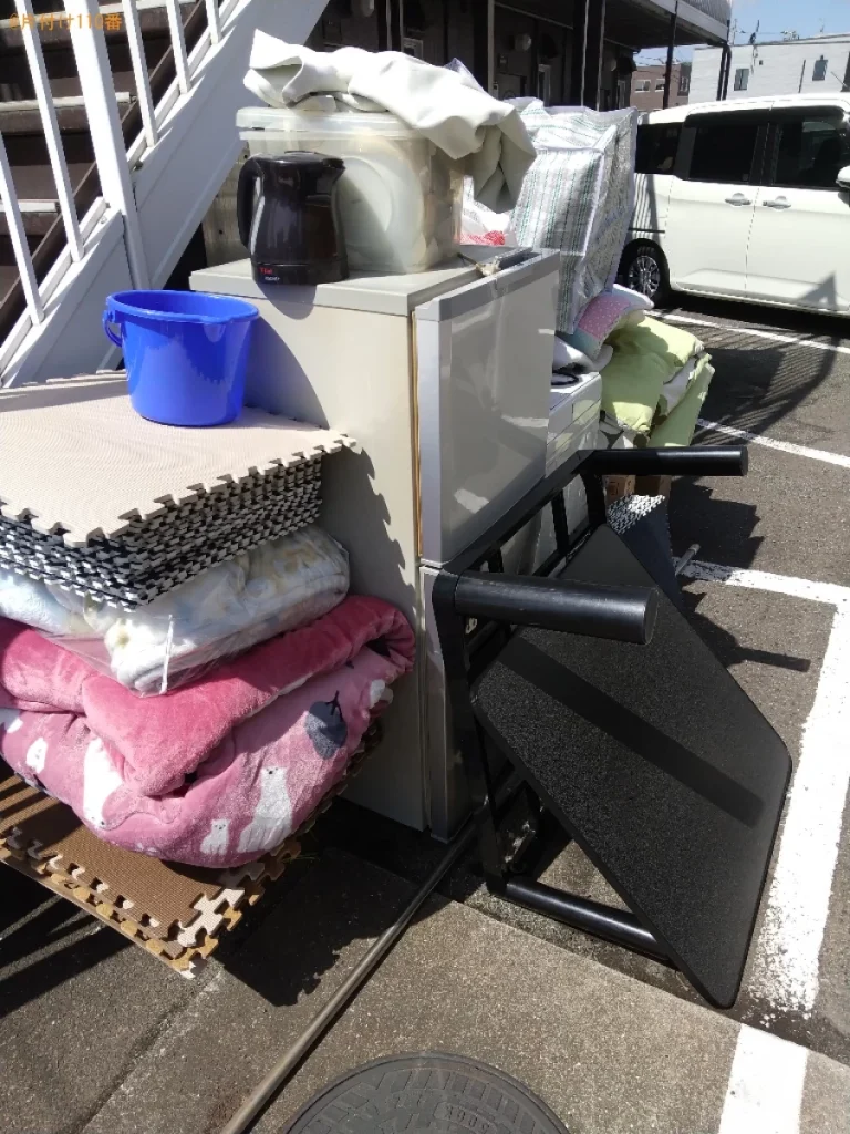 【福山市大門町】冷蔵庫、洗濯機、カーペット、こたつ、布団等の回収