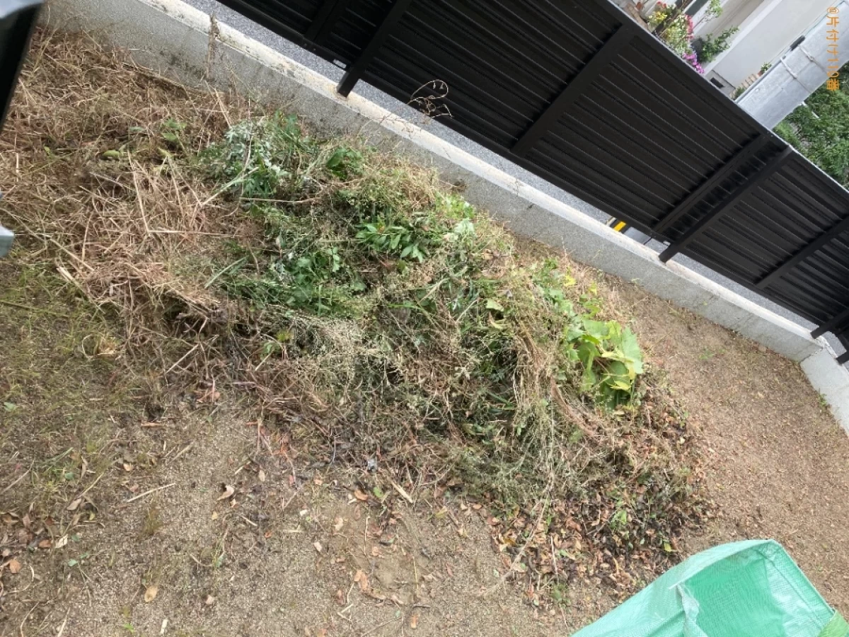 【福山市】刈った草の回収・処分ご依頼　お客様の声