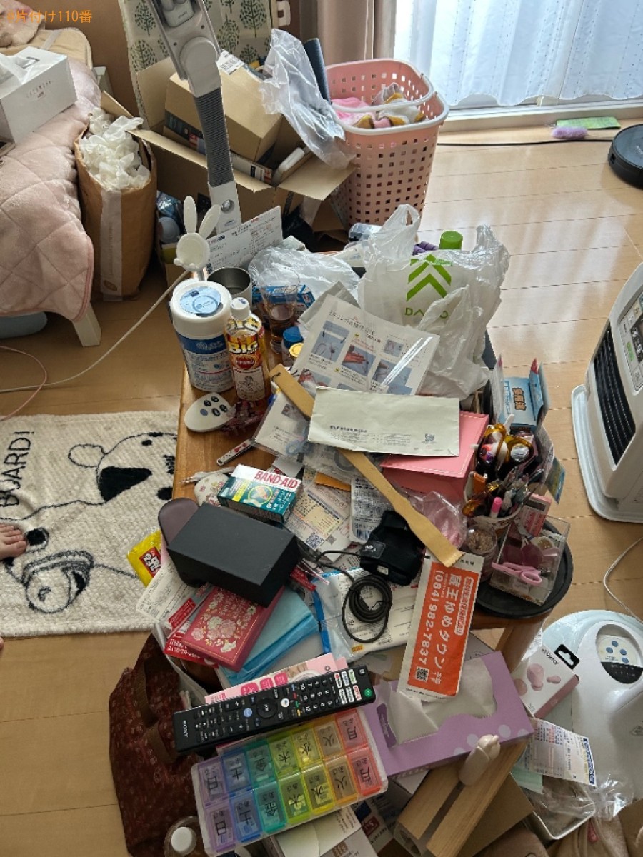 【福山市曙町】部屋の片付けと整理整頓ご依頼　お客様の声