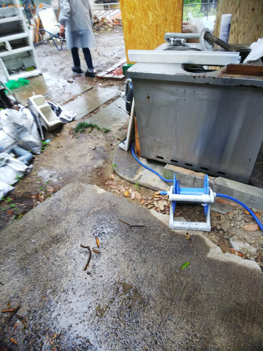 【福山市鞆町】冷蔵庫、カラーボックス、洗濯機、一般ごみ等の回収