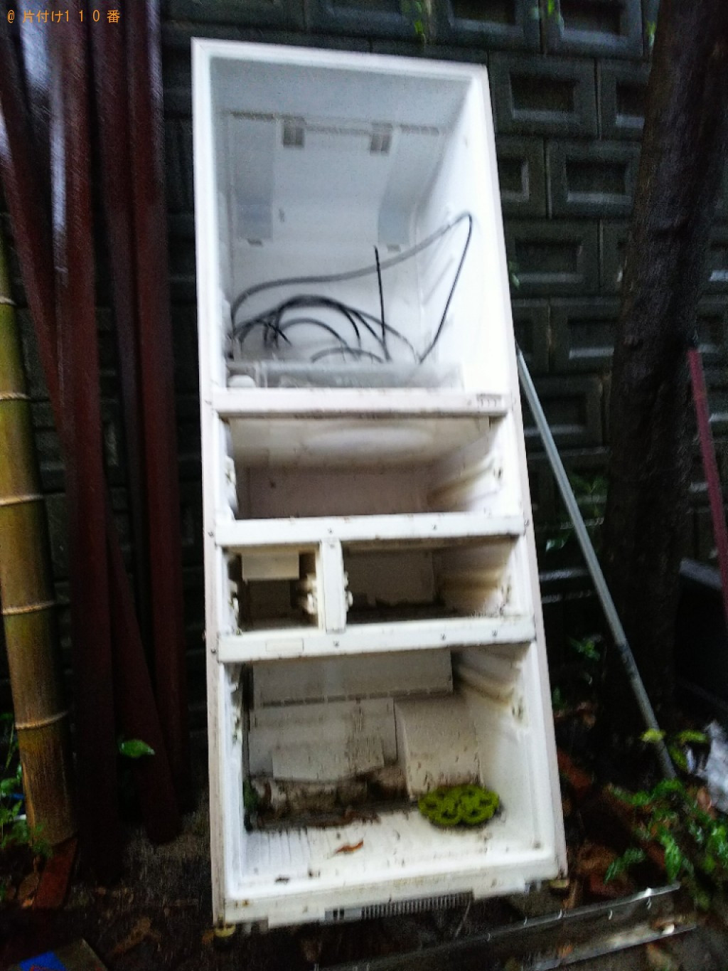【福山市鞆町】冷蔵庫、カラーボックス、洗濯機、一般ごみ等の回収
